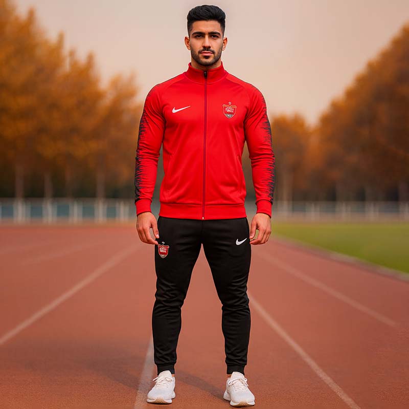 ست سوییشرت شلوار پرسپولیس مردانه مدلJ92