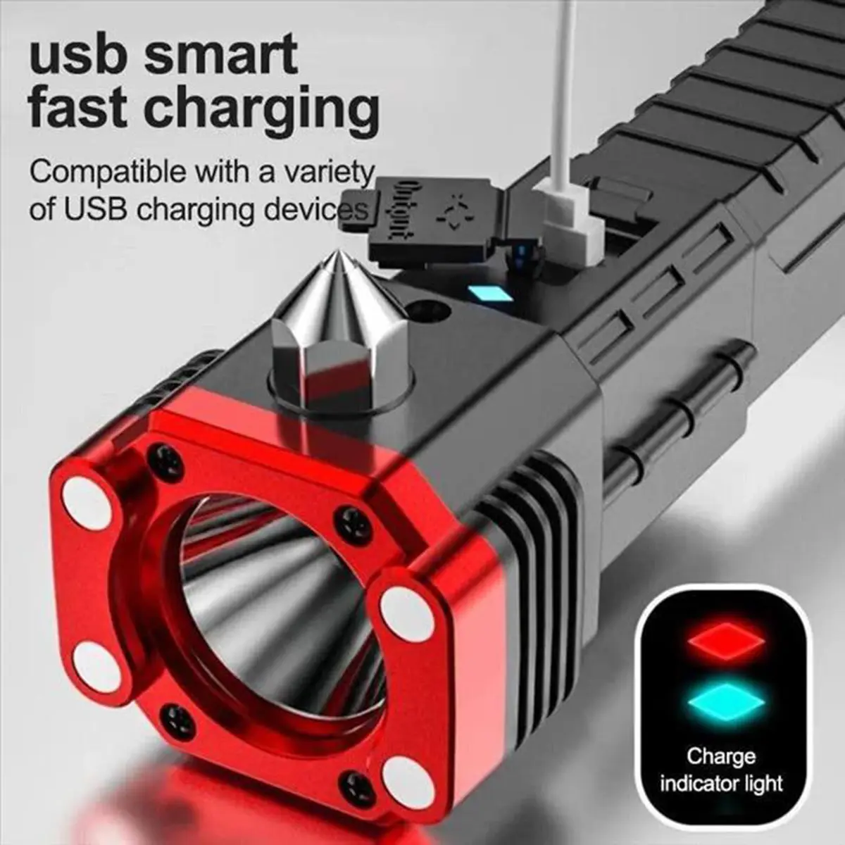 چراغ قوه دستی ۸کاره مدل Led torch